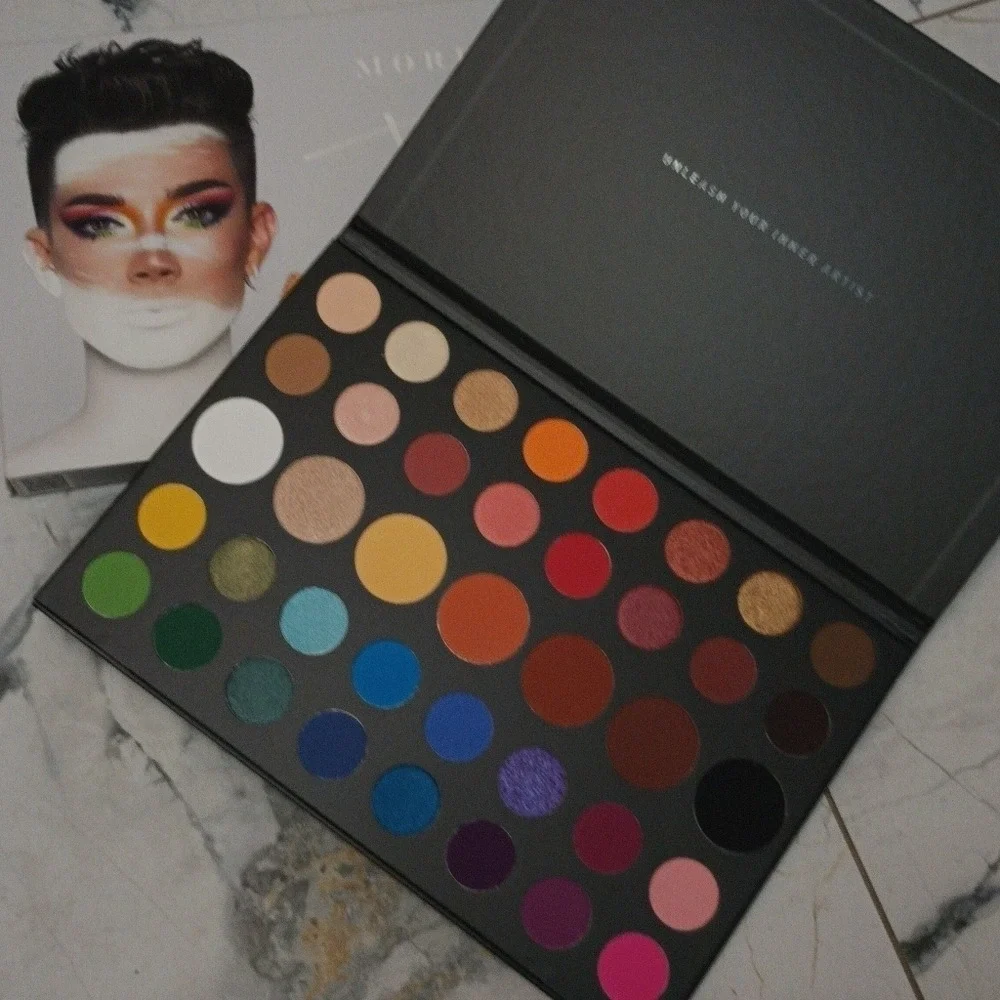 Morphe The James Charles Authentic Eyeshadow Palette Full size Rare Glam Womens
